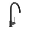 Carron Phoenix Savoy Single Lever Kitchen Tap - Matt Black - 115.0605.320