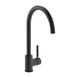 Carron Phoenix Savoy Single Lever Kitchen Tap - Matt Black - 115.0605.320