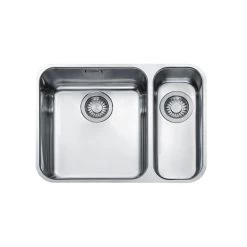Franke Largo 1.5 Bowl Undermount Sink With Right Hand Small Bowl LAX 160-36-16 - Stainless Steel - 122.0156.346