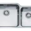 Franke Largo 2 Bowl Undermount Kitchen Sink With Right Hand Small Bowl LAX 120-45-30 - Stainless Steel - 122.0156.343 -Kitchen Sale Shop 1220156343