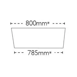 Carron Phoenix Belfast 200 2 Bowl Ceramic Kitchen Sink - 124.0477.749 -Kitchen Sale Shop 124.0477.749 technical2