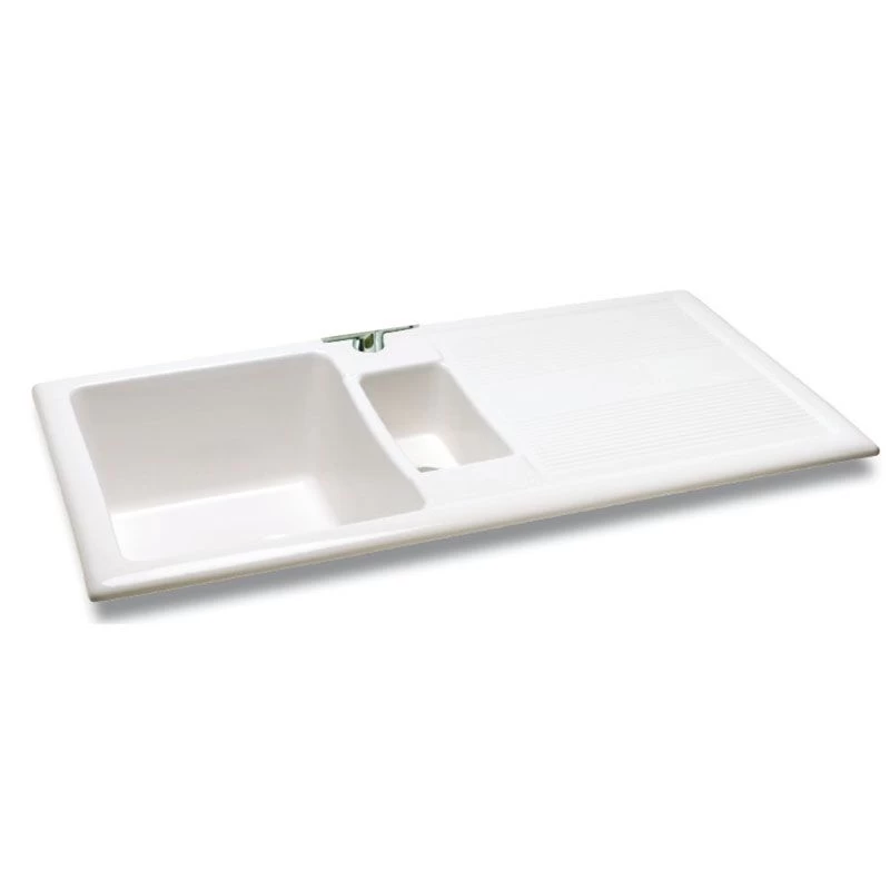 Carron Phoenix Shonelle 150 1.5 Bowl Ceramic Kitchen Sink - Reversible - 124.0477.793 3 Carron Phoenix Shonelle 150 1.5 Bowl Ceramic Kitchen Sink - Reversible - 124.0477.793