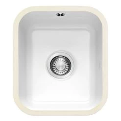 Franke By V&B 1 Bowl Undermount Ceramic Kitchen Sink VBK 110-33 - White - 126.0381.820