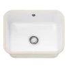 Franke By V&B 1 Bowl Undermount Ceramic Kitchen Sink VBK 110-50 - White - 126.0381.823 -Kitchen Sale Shop 126.0381.823