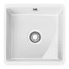 Franke Kubus 1 Bowl Undermount Ceramic Kitchen Sink KBK 110-40 - White - 126.0438.430