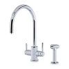 Perrin & Rowe 3-in-1 Hot Kitchen Tap With C-spout - Polished Brass 1 Perrin & Rowe 3-in-1 Hot Kitchen Tap With C-spout - Polished Brass -Kitchen Sale Shop 1712br