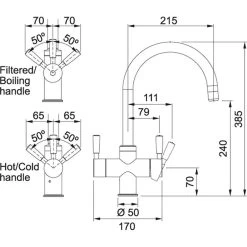 Franke Omni Original 4-in-1 Manual Kitchen Tap - Stainless Steel - 119.0389.913 8 Franke Omni Original 4-in-1 Manual Kitchen Tap - Stainless Steel - 119.0389.913 -Kitchen Sale Shop 1 1 1190389913 1
