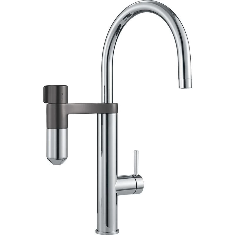 Franke Vital Capsule 3-in-1 J-Spout Filter Tap - Chrome/Gun Metal - 120.0621.229 3 Franke Vital Capsule 3-in-1 J-Spout Filter Tap - Chrome/Gun Metal - 120.0621.229
