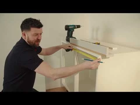 Kitchen Kit Value Slab 1000mm Blind Corner Base Cabinet - Standard Matt - White - Flatpacked - FKKM1009 4 Kitchen Kit Value Slab 1000mm Blind Corner Base Cabinet - Standard Matt - White - Flatpacked - FKKM1009 - Image 2