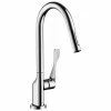 Axor Citterio Single Lever Kitchen Mixer 250 With Pull-Out Spray Eco - Chrome - 39832000 -Kitchen Sale Shop 3 9 39832000