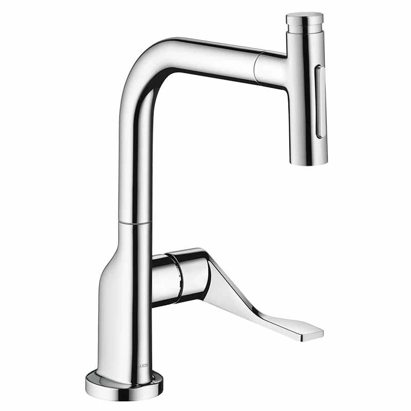 Axor Citterio Single Lever Kitchen Mixer Select 230 2 Jet With Pull-Out Spray - Chrome - 39863000 3 Axor Citterio Single Lever Kitchen Mixer Select 230 2 Jet With Pull-Out Spray - Chrome - 39863000