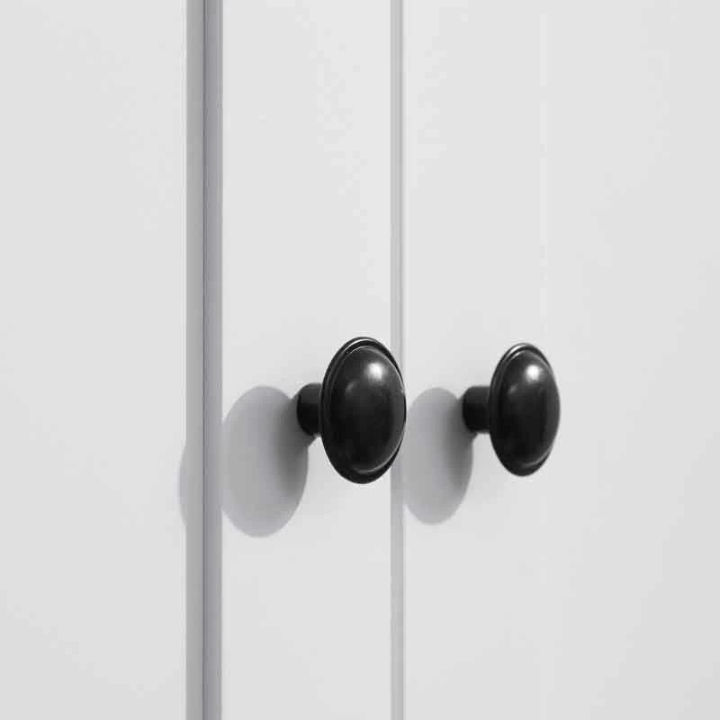 HOMCOM Traditional Freestanding Kitchen Pantry Cupboard - White - 835-115WT 6 HOMCOM Traditional Freestanding Kitchen Pantry Cupboard - White - 835-115WT - Image 4