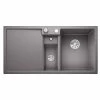 Blanco COLLECTIS 6 S RH Silgranit 1.5 Bowl Inset Kitchen Sink With Drain Remote Control - Alumetallic - 523346 -Kitchen Sale Shop 523346