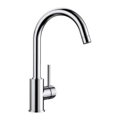 Blanco MIDA Single Lever Swivel Spout Galvanic Kitchen Tap - Chrome - 517742