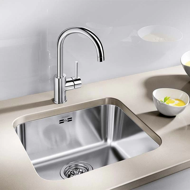 Blanco MIDA Single Lever Swivel Spout Galvanic Kitchen Tap - Chrome - 517742 4 Blanco MIDA Single Lever Swivel Spout Galvanic Kitchen Tap - Chrome - 517742 - Image 2
