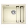 Blanco ETAGON 500-U Ceramic PuraPlus 1 Bowl Undermount Kitchen Sink With Manual InFino Waste - Magnolia - 525150 -Kitchen Sale Shop 5 2 525150