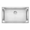 Blanco SOLIS 700-U Stainless Steel 1 Bowl Undermount Kitchen Sink With Manual InFino Waste - Brushed Finish - 526125 -Kitchen Sale Shop 5 2 526125