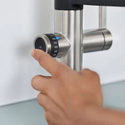 Blanco Drink.filter EVOL-S Pro 3-in-1 Flexible Hose PVD Steel Kitchen Tap - Stainless Steel - 526311 -Kitchen Sale Shop 5 2 526311 3