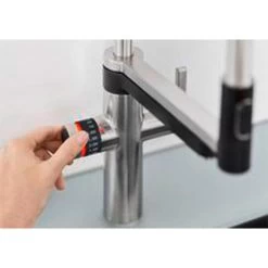 Blanco Drink.hot EVOL-S Pro 4-in-1 Flexible Hose PVD Steel Kitchen Tap - Stainless Steel - 526313 -Kitchen Sale Shop 5 2 526313 3