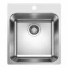 Blanco SUPRA 400-IF/A Stainless Steel 1 Bowl Undermount Kitchen Sink - Brushed Finish - 526352 -Kitchen Sale Shop 5 2 526352