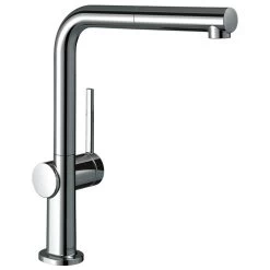 Hansgrohe Talis M54 Single Lever Kitchen Mixer 270, Pull-Out Spout, 1jet - Chrome - 72808000