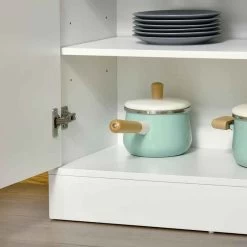 HOMCOM Freestanding Kitchen Unit With 6-Tier Shelving - White - 835-492WT 15 HOMCOM Freestanding Kitchen Unit With 6-Tier Shelving - White - 835-492WT -Kitchen Sale Shop 8xa3d6188ff96da41.jpg