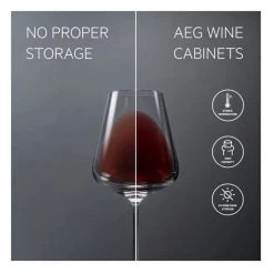 AEG AWUS020B5B Built Under 30cm Wine Cabinet - Black -Kitchen Sale Shop aeg awus020b5b storage comparison view