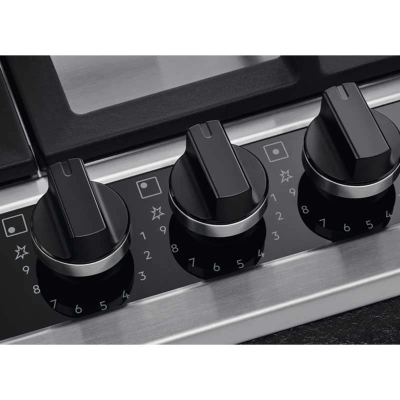 AEG HGB95522YM 90cm Gas Hob - Stainless Steel 10 AEG HGB95522YM 90cm Gas Hob - Stainless Steel - Image 8