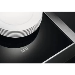 AEG KDE911424M 14cm Warming Drawer - Stainless Steel -Kitchen Sale Shop aeg kde911424m platles on inner drawer top view