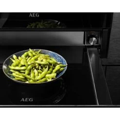 AEG KDK911424T 14cm Warming Drawer - Matt Black 18 AEG KDK911424T 14cm Warming Drawer - Matt Black -Kitchen Sale Shop aeg kdk911424m warmed greens front view 1