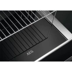 AEG KDK912924M 29cm Warming Drawer - Black 18 AEG KDK912924M 29cm Warming Drawer - Black -Kitchen Sale Shop aeg kdk912924m rack on inner base open side view