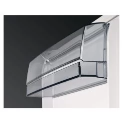 AEG SKB582F1AF Built Under Larder Fridge - White -Kitchen Sale Shop aeg skb582f1af door storage unit side view