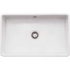 Abode Provincial Single Bowl Ceramic Kitchen Sink - White - AW1020