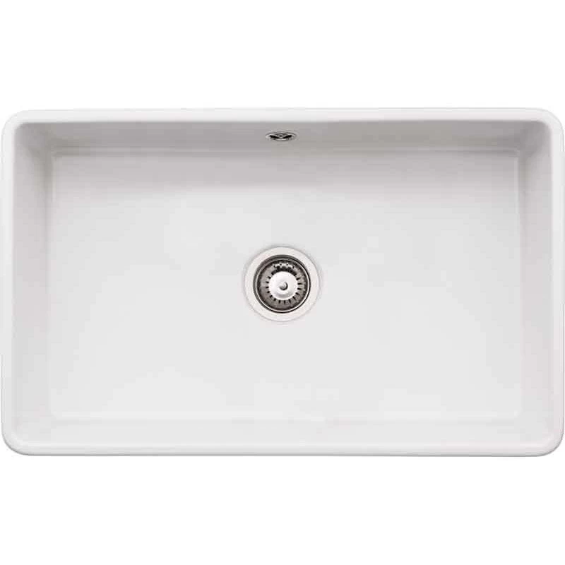 Abode Provincial Single Bowl Ceramic Kitchen Sink - White - AW1020 3 Abode Provincial Single Bowl Ceramic Kitchen Sink - White - AW1020