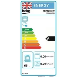 Beko BBIF22100W 60cm Electric 66 Litre AeroPerfect Single Cavity Fan Oven - White -Kitchen Sale Shop b e beko bbif22100w energy label