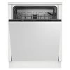 Beko DIN15X20 Integrated 5 Programme Dishwasher - White -Kitchen Sale Shop b e beko din15x20