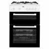 Beko KTG611W 60cm Gas Double Cavity Cooker - White -Kitchen Sale Shop b e beko ktg611w