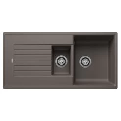Blanco Zia 6 S Silgranit 1.5 Bowl Inset Reversible Kitchen Sink - Volcano Grey - 527390