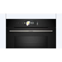 Bosch CMG778NB1 Series 8 Built-In Compact Oven With Microwave Function & Home Connect - Black 12 Bosch CMG778NB1 Series 8 Built-In Compact Oven With Microwave Function & Home Connect - Black -Kitchen Sale Shop b o bosch cmg778nb1series 8 compact oven microwave front view