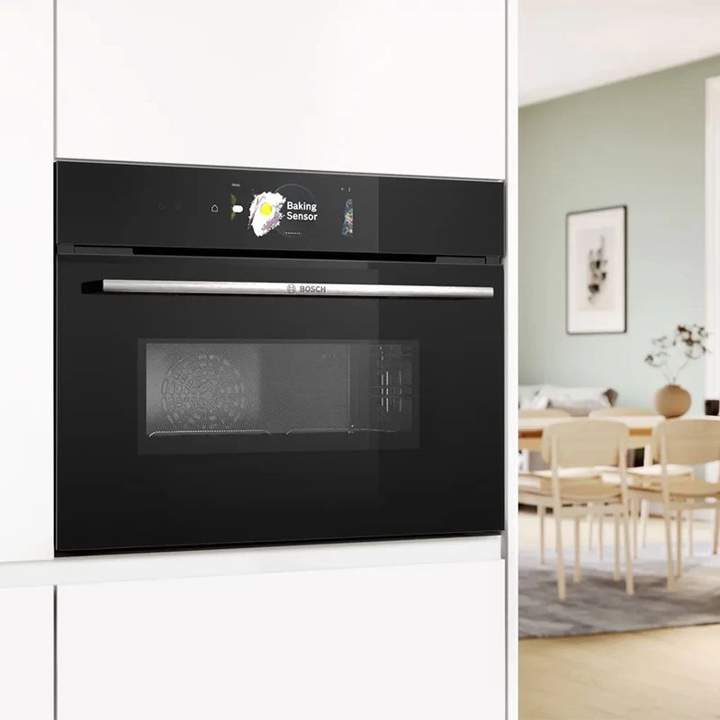 Bosch CMG778NB1 Series 8 Built-In Compact Oven With Microwave Function & Home Connect - Black 4 Bosch CMG778NB1 Series 8 Built-In Compact Oven With Microwave Function & Home Connect - Black - Image 2
