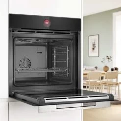 Bosch HBG7341B1B Series 8 Built-In Oven With Home Connect - Black -Kitchen Sale Shop b o bosch hbg7341b1b series 8 oven 2