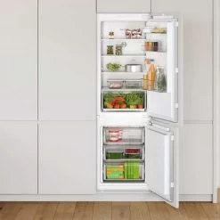 Bosch Series 2 KIN86NFF0G Built In Frost Free 60/40 Fridge Freezer - White - KIN86NFF0G -Kitchen Sale Shop b o bosch kin86nff0g 9