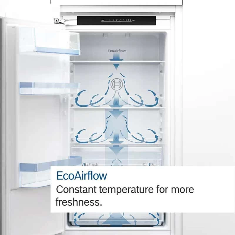 Bosch KIR41VFE0G Series 4 Built-In Fridge With Flat Hinge - White 10 Bosch KIR41VFE0G Series 4 Built-In Fridge With Flat Hinge - White - Image 8