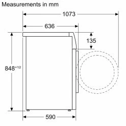Bosch WGG24409GB Series 6 Front Loader 9kg Washing Machine - White -Kitchen Sale Shop b o bosch series 6 wgg24409gb washing machine dimensions 1