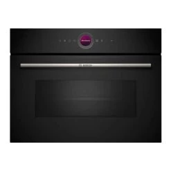 Bosch Series 8 CEG732XB1B Built In Compact Microwave & Grill - Black