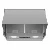 Bosch Series 2 DEM66AC00B 60cm Integrated Cooker Hood - Metallic Silver