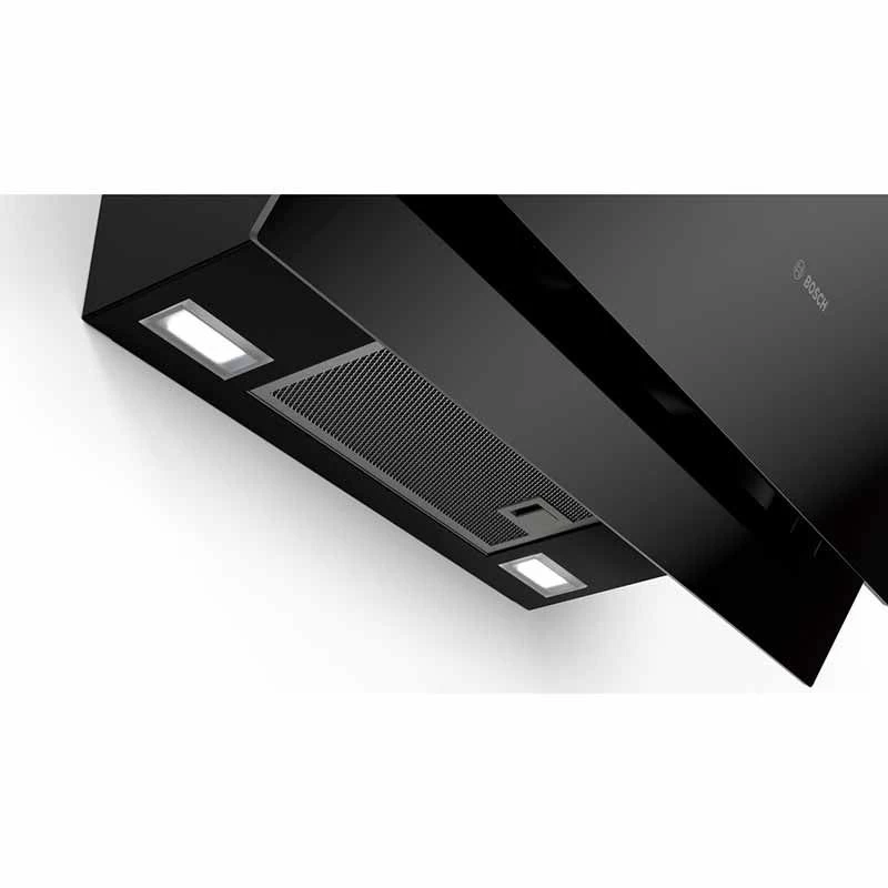 Bosch Series 4 DWK67CM60B 60cm Chimney Cooker Hood - Black Glass 4 Bosch Series 4 DWK67CM60B 60cm Chimney Cooker Hood - Black Glass - Image 2