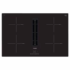 Bosch Series 4 PIE811B15E 80cm Venting Induction Hob - Black Glass