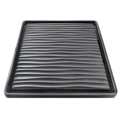 Blanco Syntheic Wave Drainer 430mm X 380mm - Black - BL230734