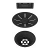 Blanco Black Edition Outlet/Overflow Kit - Single Bowl - 239975